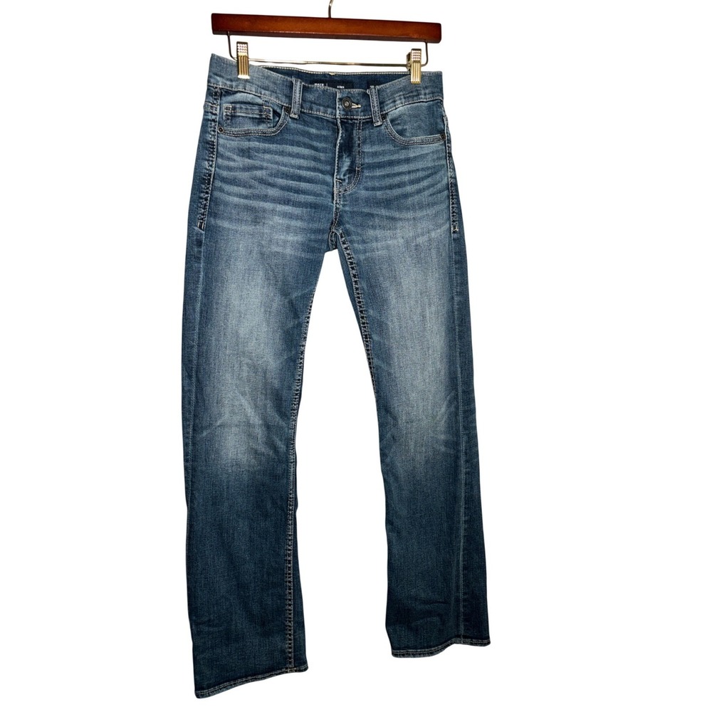 BKE Aiden Straight Leg Jeans Stretch Denim 28 Y2K Rodeo Western Casual Cowgirl